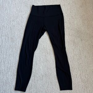 Lululemon Black High-Waisted Leggings in Size 6